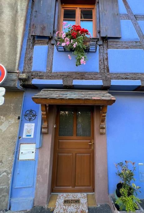 La Jolie Maison Bleue, Au Coeur De L'Alsace Kaysersberg-Vignoble Buitenkant foto